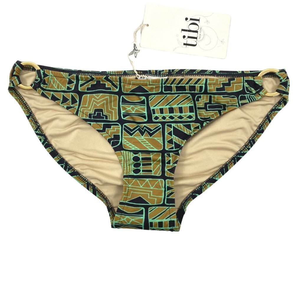 Tibi New‎ York Bikini Bottom Multicolored Print NWT Women's XS